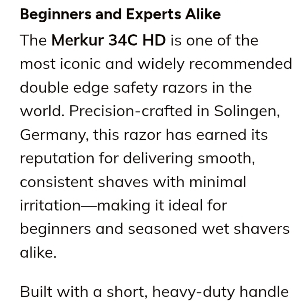 Merkur Solingen Razor with Blade - Picture 3 of 5